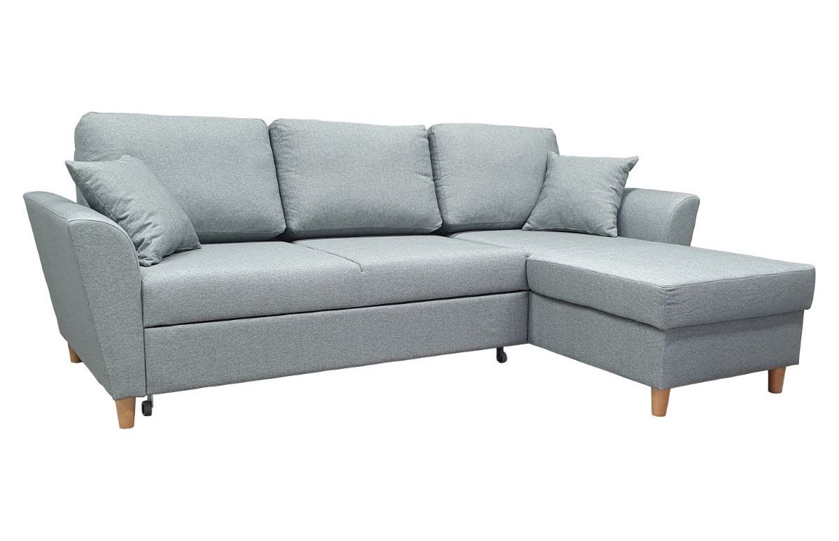 Anton kulmadivaanisohva vuoteella, hopea