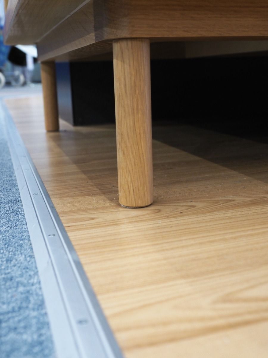 Soft Framework-sohva 3,5-istuttava, vaalea/tammirunko