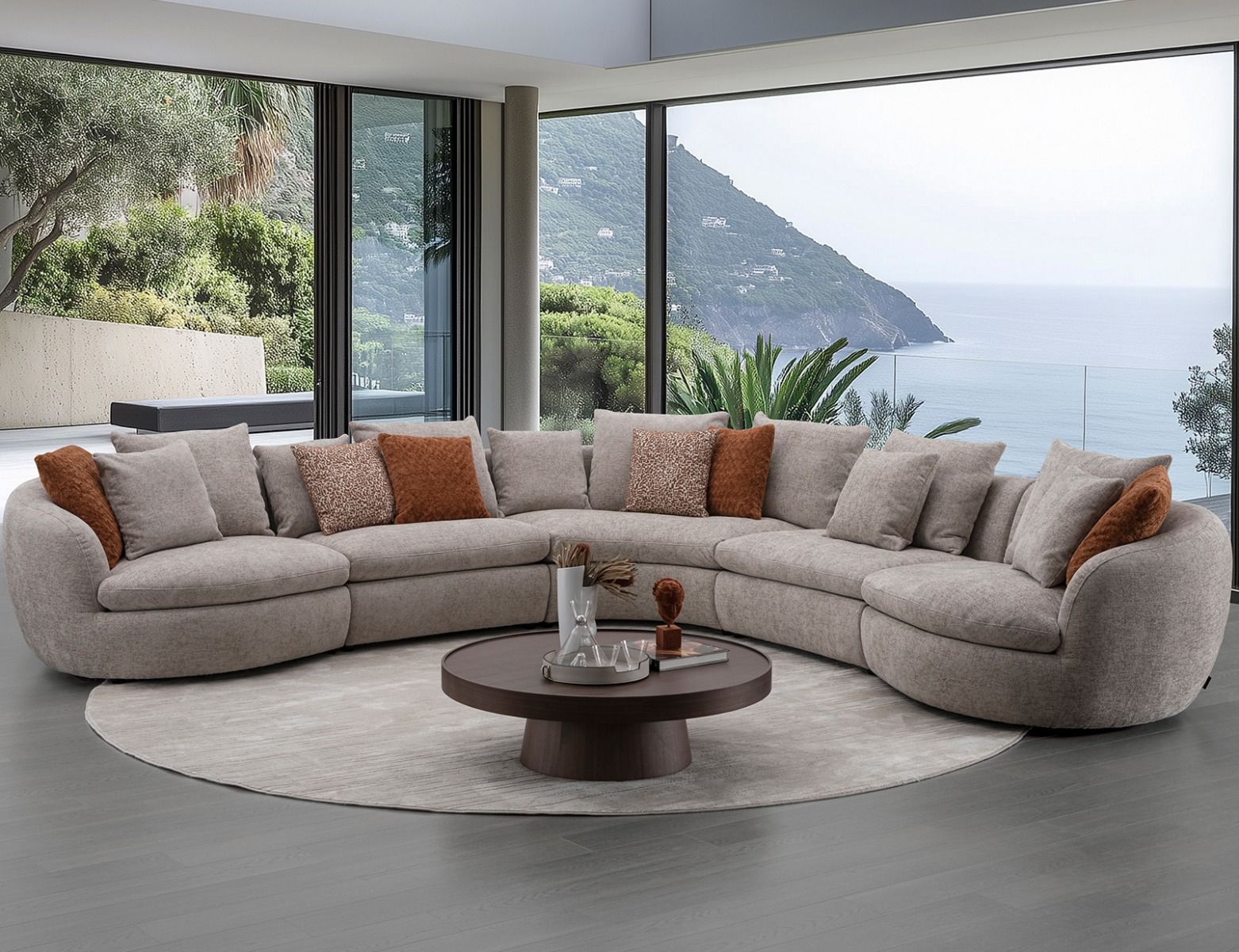 Campo de' Fiori Francesca iso kulmasohva