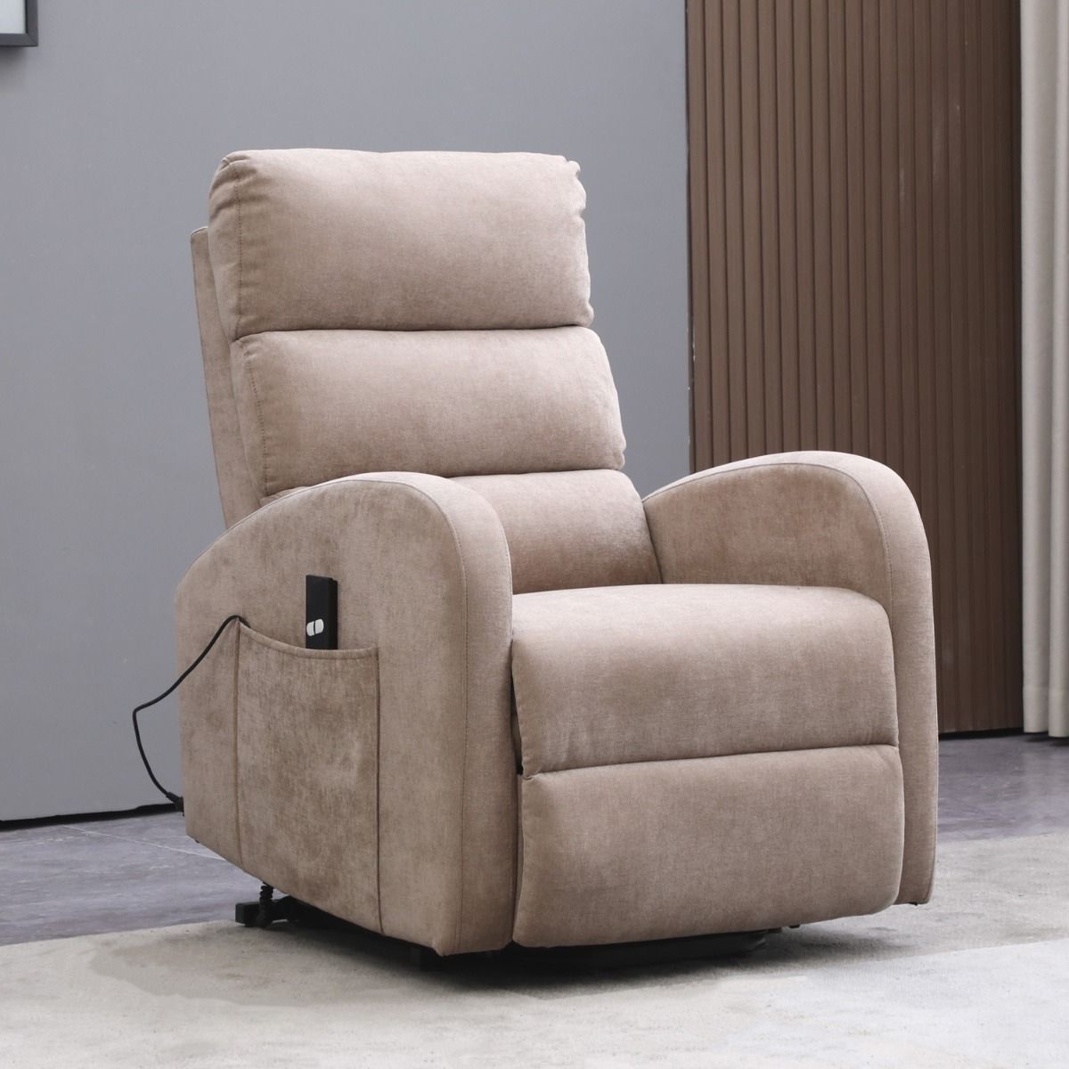 Frans nostava mekanismituoli, vaaleanruskea