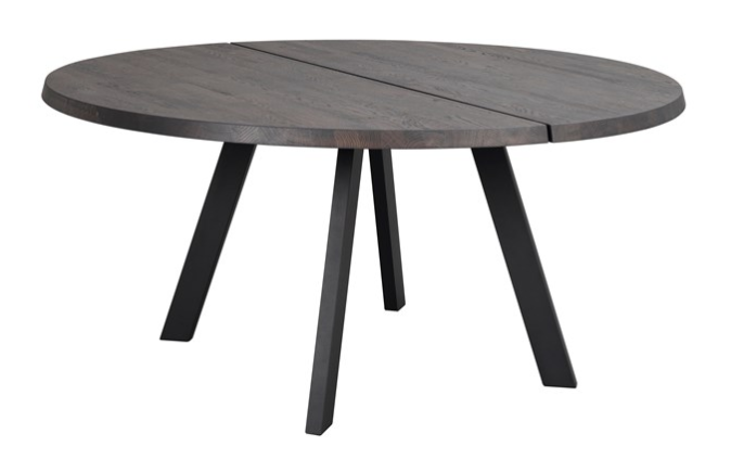 Rowico Fred Ruokapöytä, savu/musta