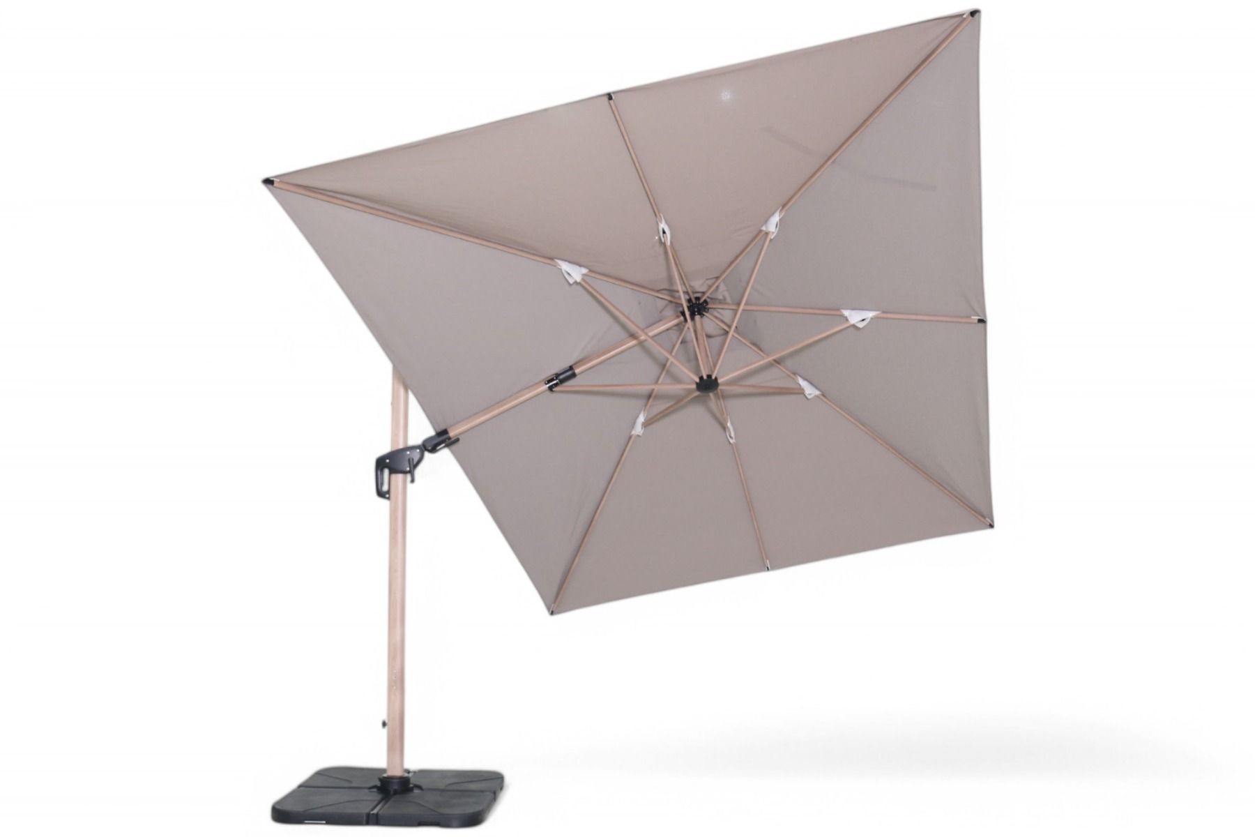 Galaxy Luxus aurinkovarjo 3x4m, vaalea