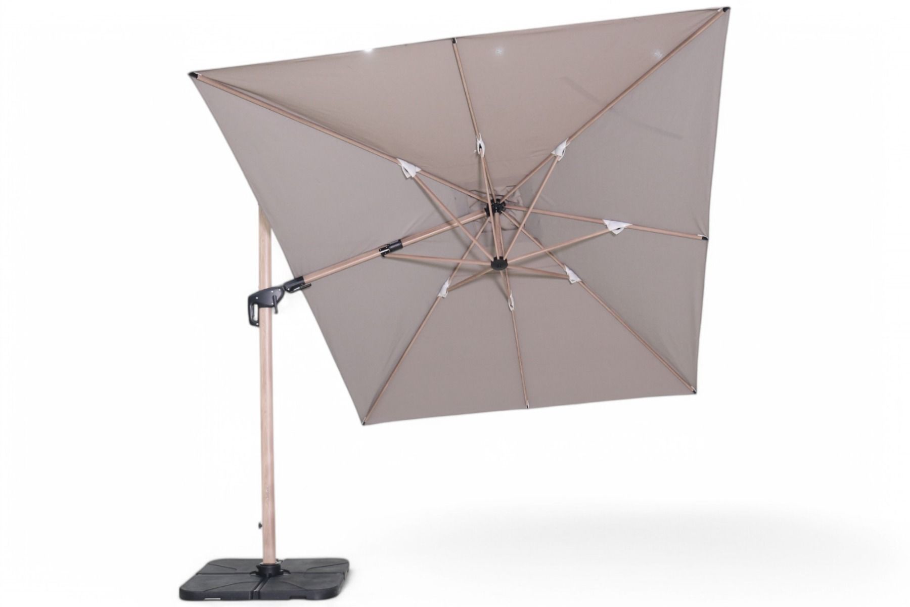 Galaxy Luxus aurinkovarjo 3x4m, vaalea