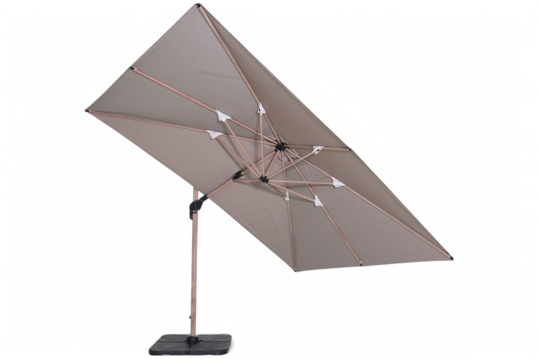 Galaxy Luxus aurinkovarjo 3x4m, vaalea