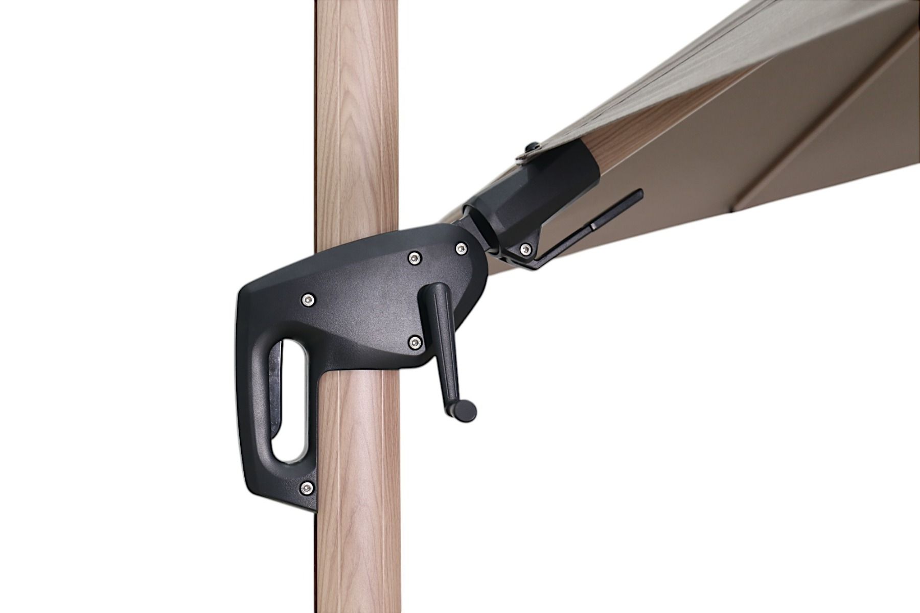 Galaxy Luxus aurinkovarjo 3x4m, vaalea