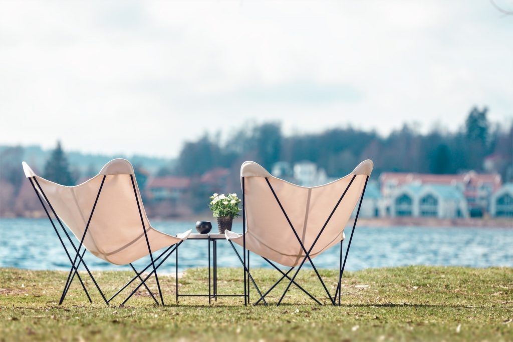 Sunshine Mariposa lepakkotuoli ulkokäyttöön