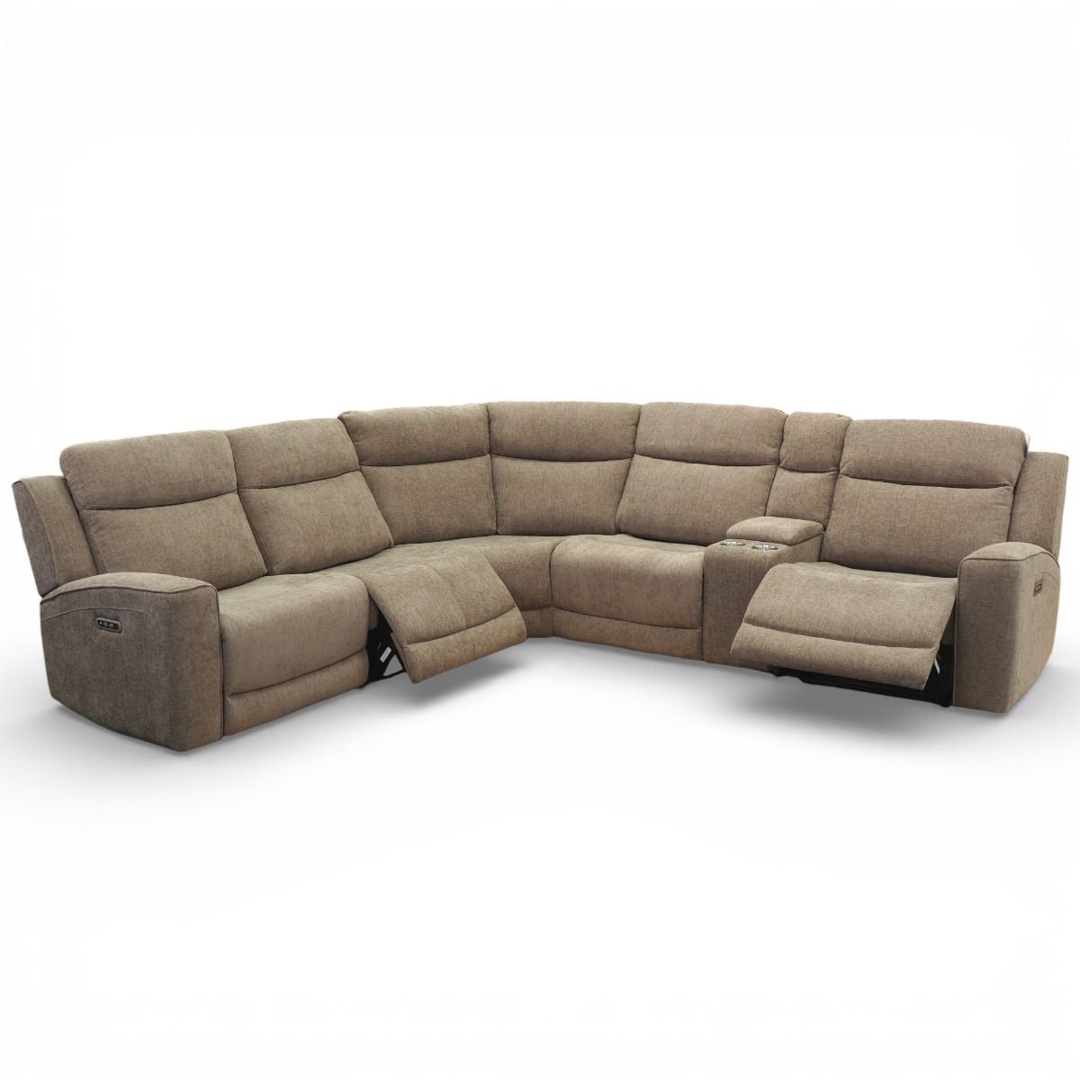 Genesis kulmasohva sähkömekanismeilla, khaki