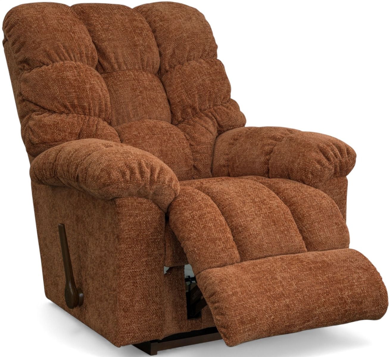 Iso mekanismituoli La-Z-Boy Gibson ruskean oranssilla verhoilukankaalla