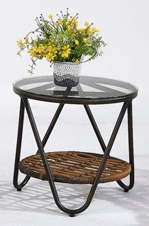 Golden Age sivupöytä, ruskea