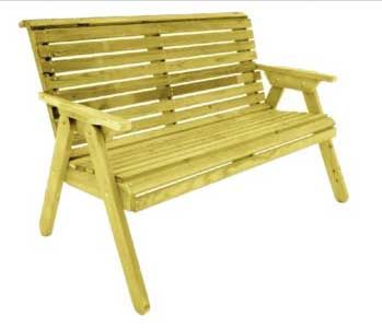 Grön penkki ulkokäyttöön