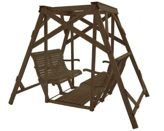 Grön puutarhakeinu vastakkain istuttava, kelonharmaa