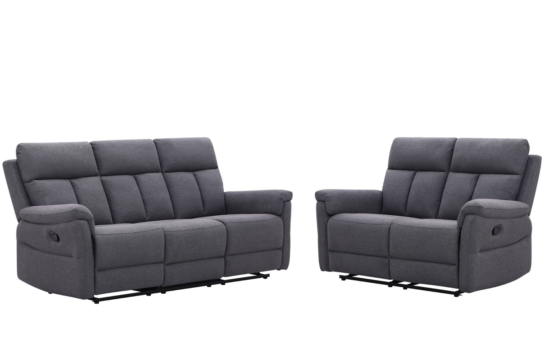 Grand 3+2 sohvakalusto mekanismeilla, tummanharmaa