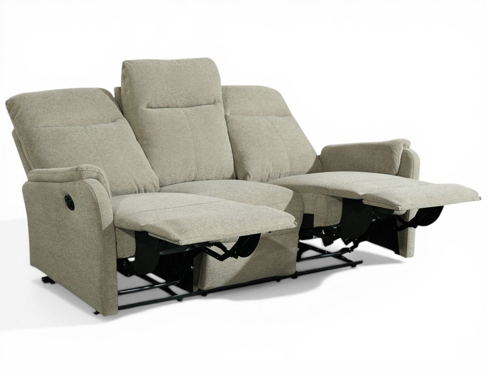 Liverpool 3+2+1 sohvakalusto beige sähkömekanismit