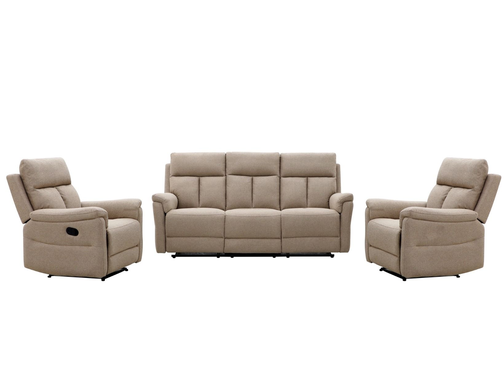 Grand 3+1+1 sohvakalusto mekanismeilla, beige