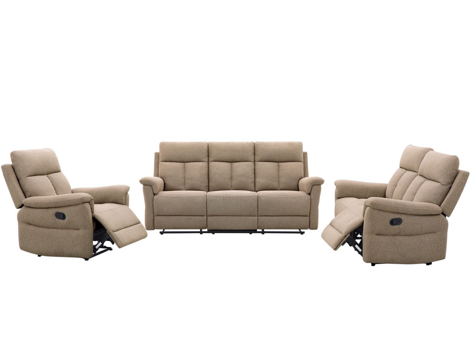 Grand 3+2+1 sohvakalusto mekanismeilla, beige