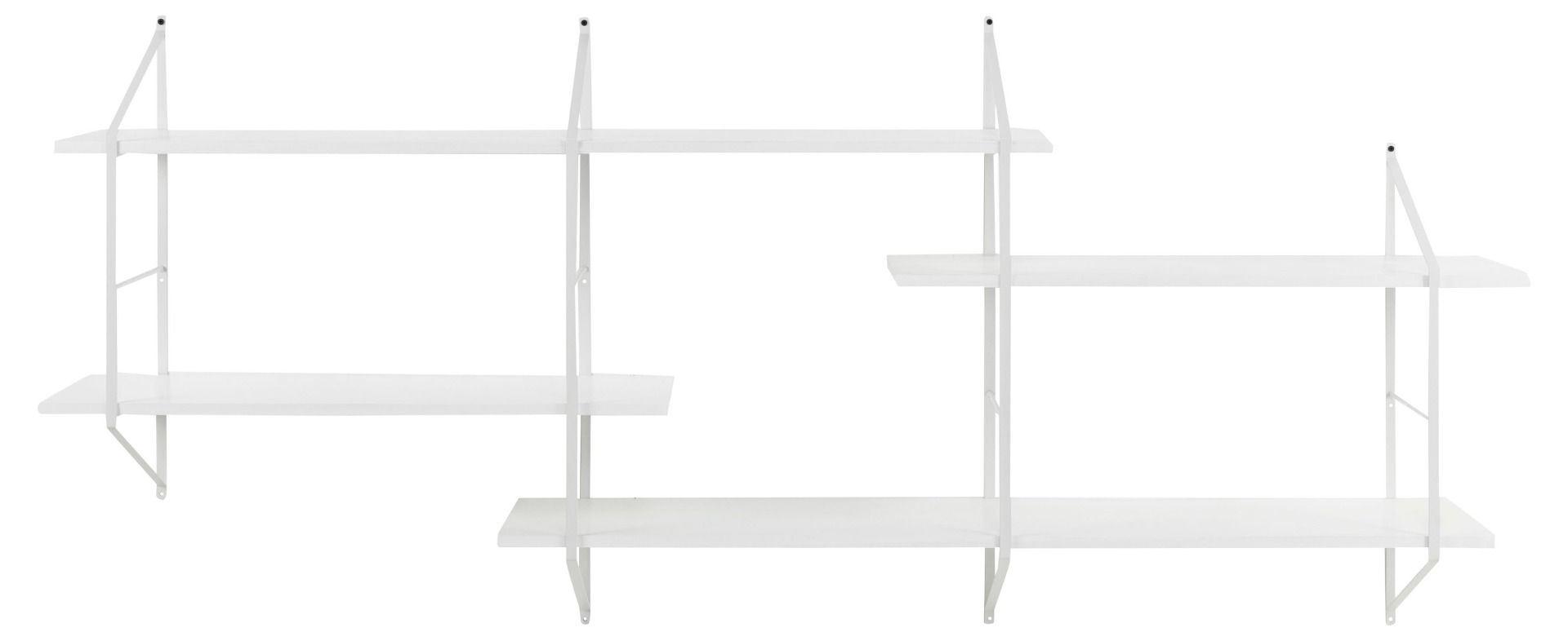 Belfast hyllykokonaisuus 191 cm, valkoinen