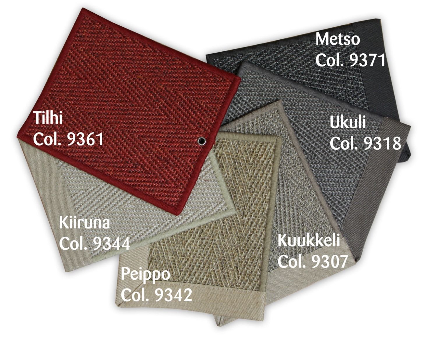 Sisal matto Habanna, Metso, mittojen mukaan