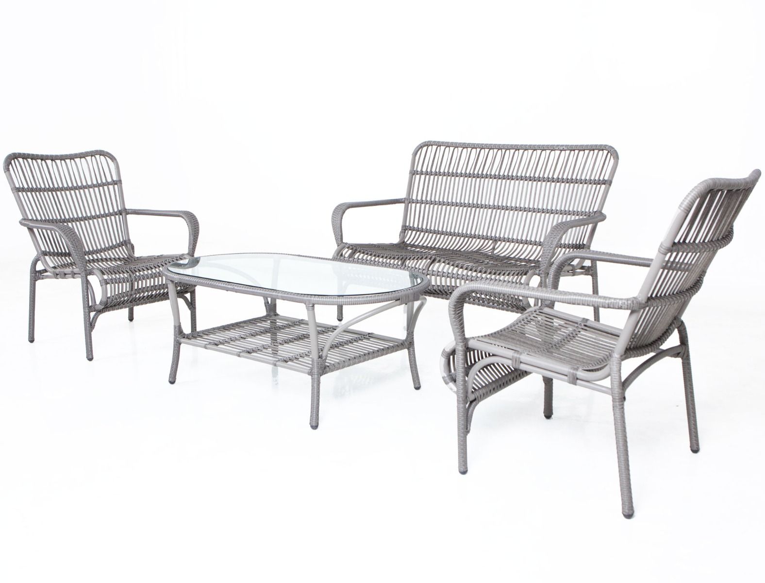 Haiti sohvasetti terassille, polyrottinki