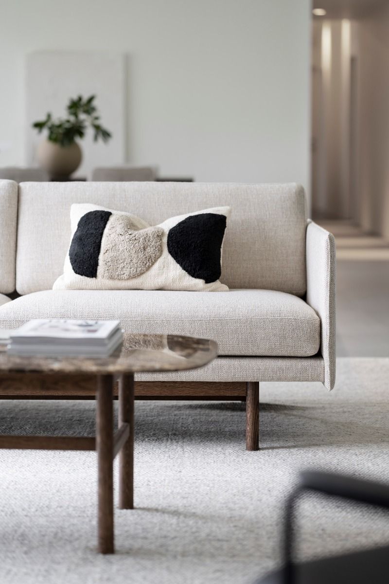 Rowico Hammond sohvapöytä 135x62cm, ruskea marmori/ruskea