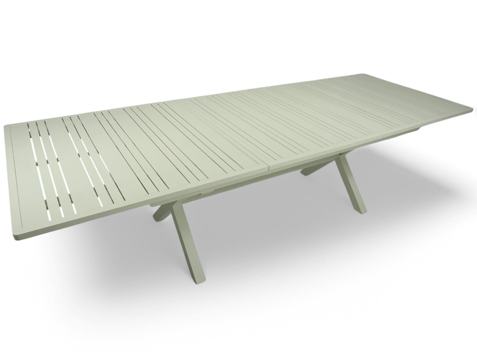 Hanko jatkopöytä terassipöytä 200-280 x 100, vaalea