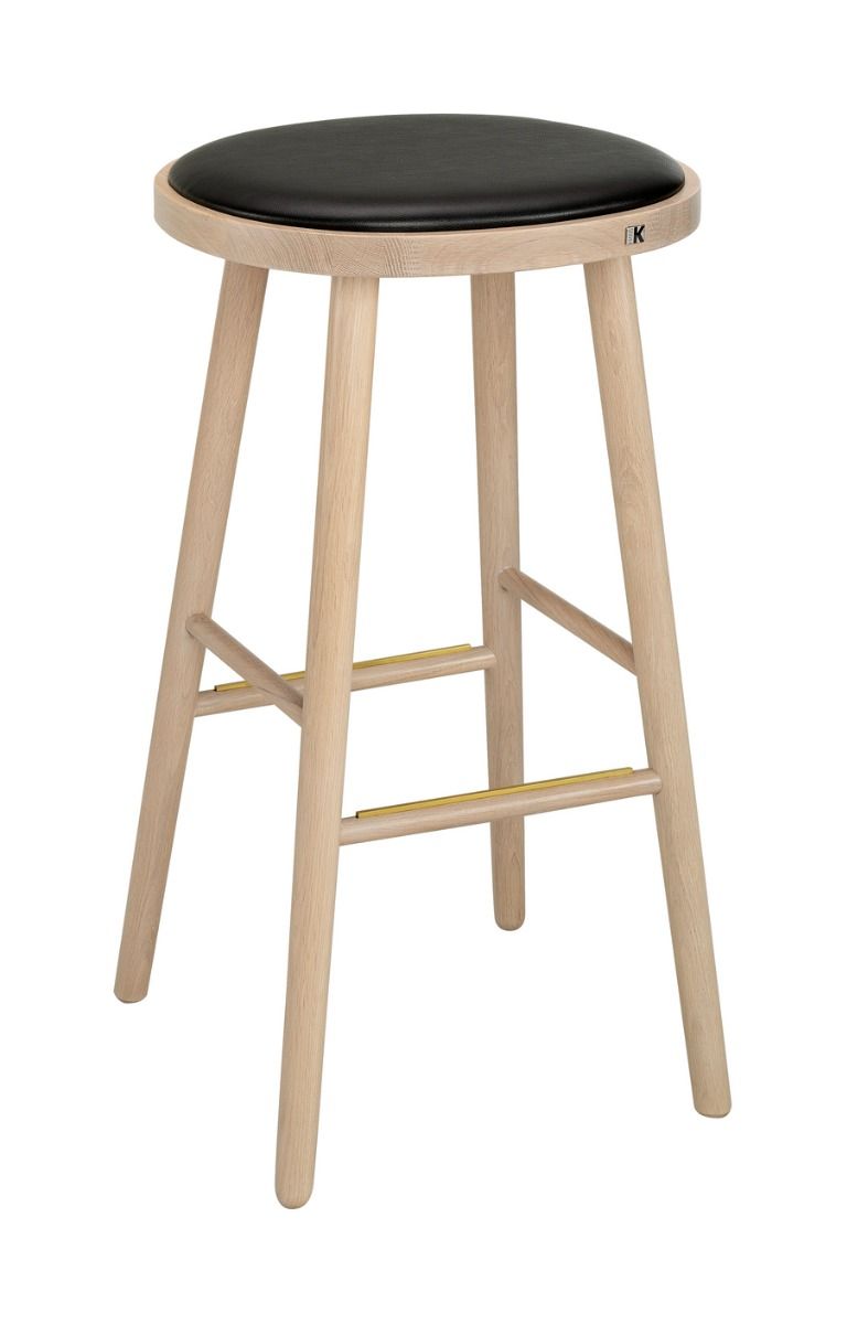 Hans K Colibri baarijakkara 63cm, valkoöljytty tammi