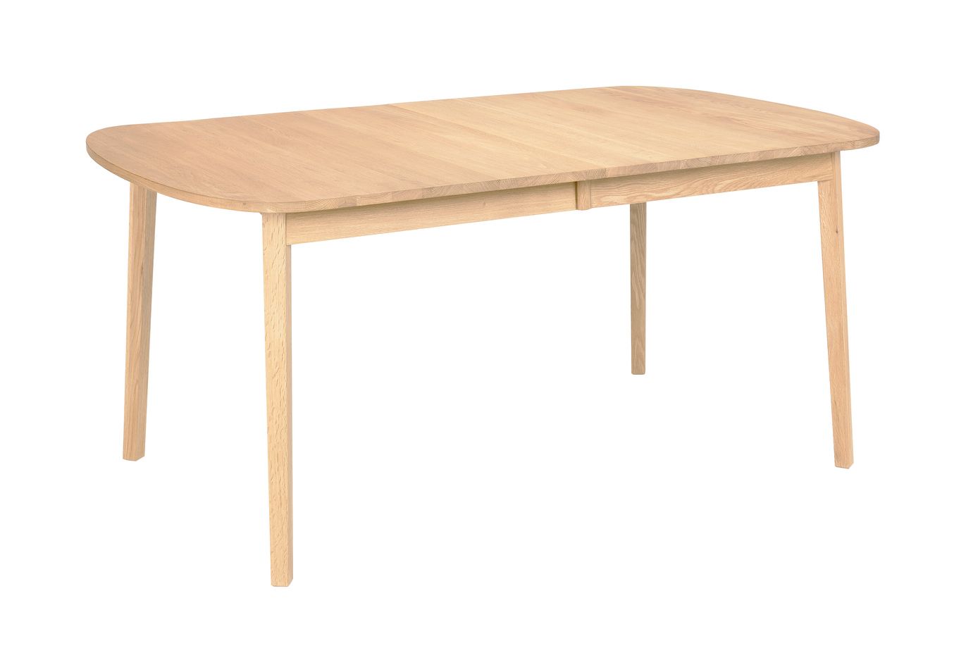 Hans K Rainbow ruokapöytä, 162cm valkoöljytty tammi