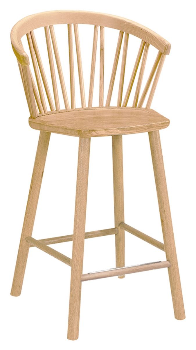 Hans K San Marco baarituoli, valkoöljytty tammi