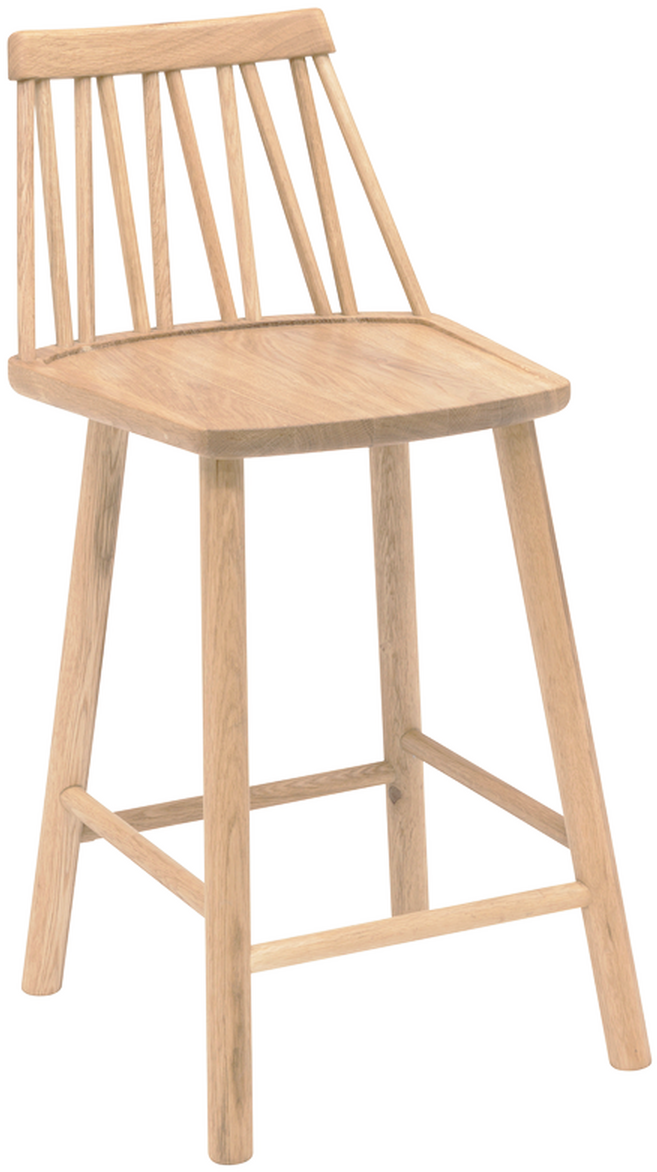 Hans K ZigZag Juniorituoli, valkoöljytty tammi