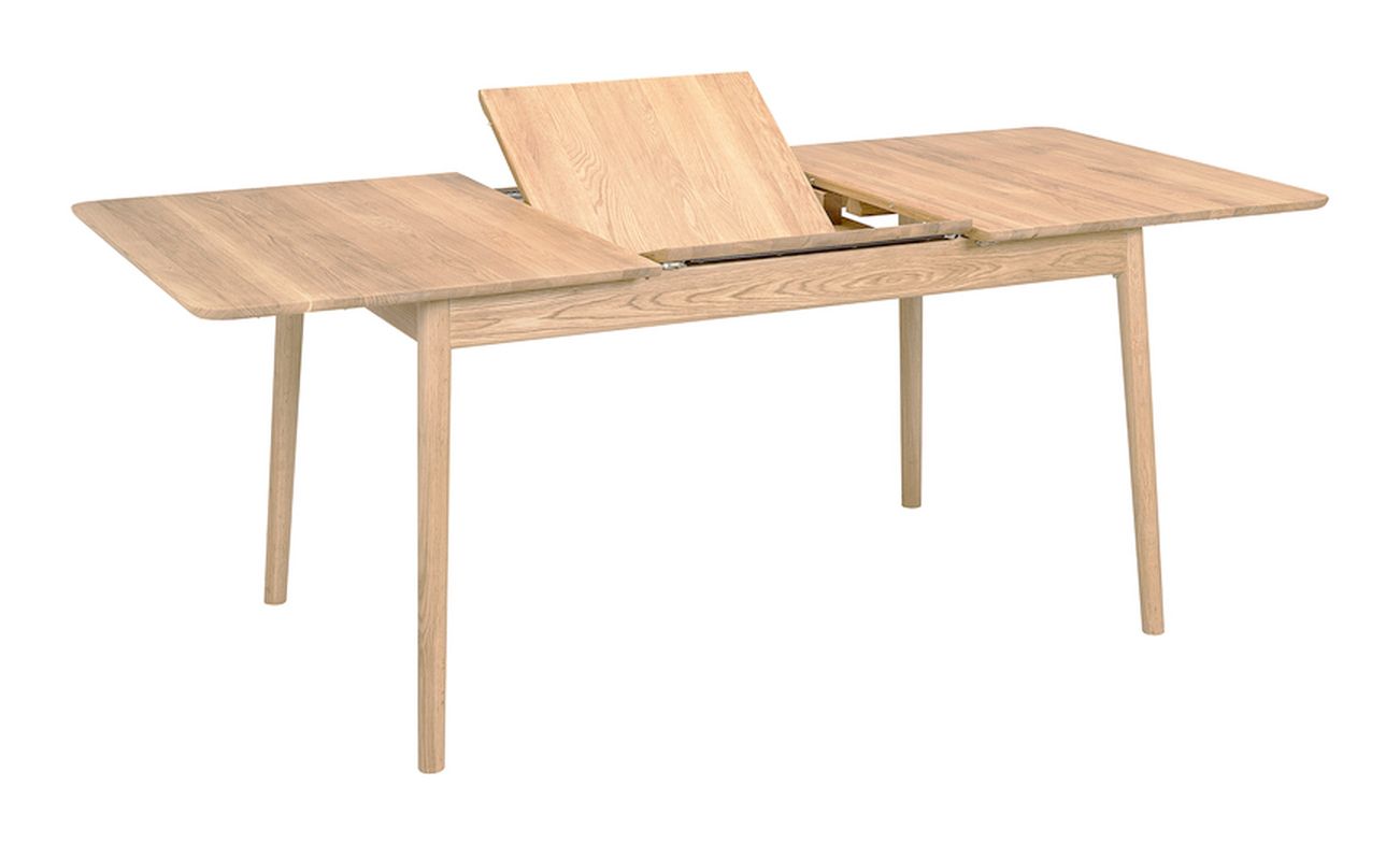 Hans K ZigZag Ruokapöytä BF 140cm, valkoöljytty tammi