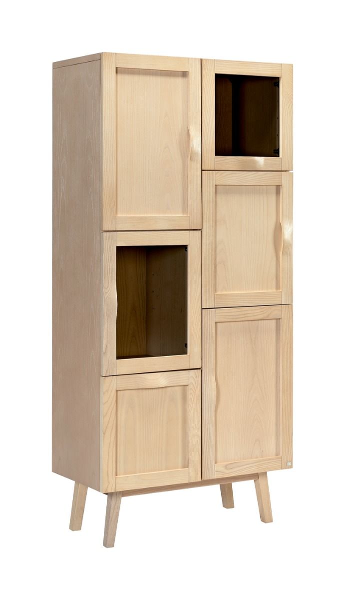 Hans K Rainbow vitriini, valkoöljytty tammi