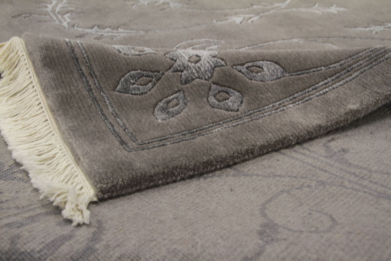 Kulta Tibet matto, harmaa, 200x300 cm