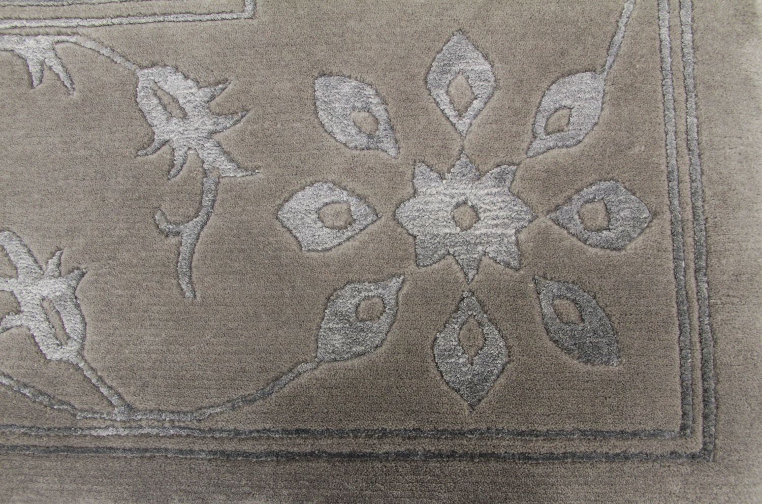 Kulta Tibet matto, harmaa, 200x300 cm