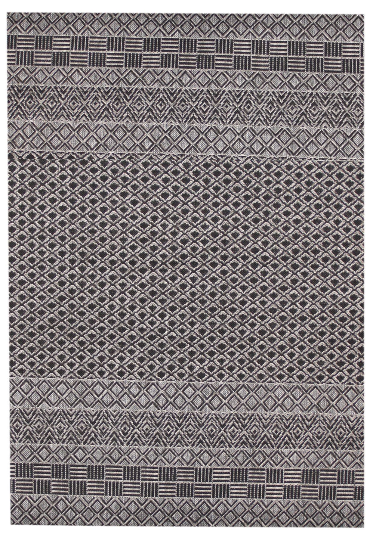 Havana-matto musta, 160x230 cm