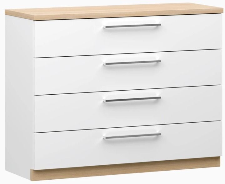 Havi lipasto 4-laatikolla 90cm, eri värejä