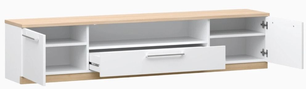 Havi TV-taso 180cm 2-ovella ja laatikolla, eri värejä