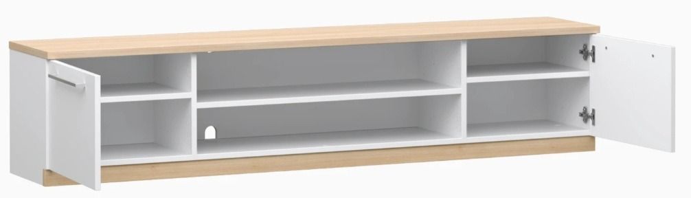 Havi TV-taso 180cm 2-ovella ja avo-osalla, eri värejä