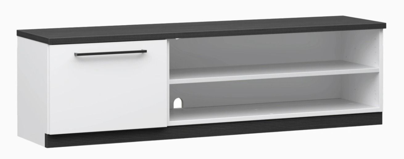 Havi TV-taso 135cm ovella ja avo-osalla, eri värejä