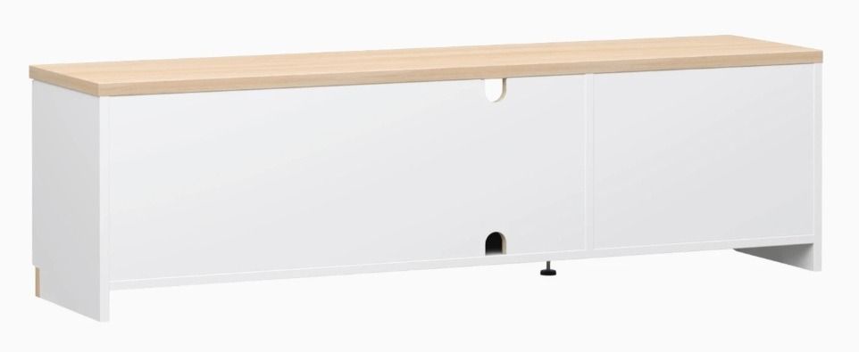 Havi TV-taso 135cm ovella- ja lasilaatikoilla, eri värejä