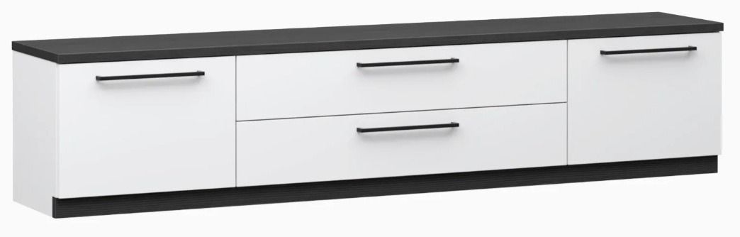 Havi TV-taso 180cm 2-ovella ja 2-laatikolla, eri värejä