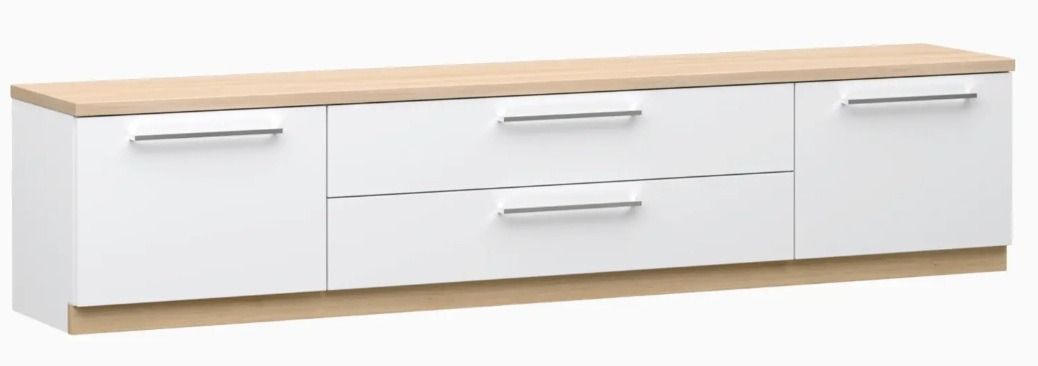 Havi TV-taso 180cm 2-ovella ja 2-laatikolla, eri värejä