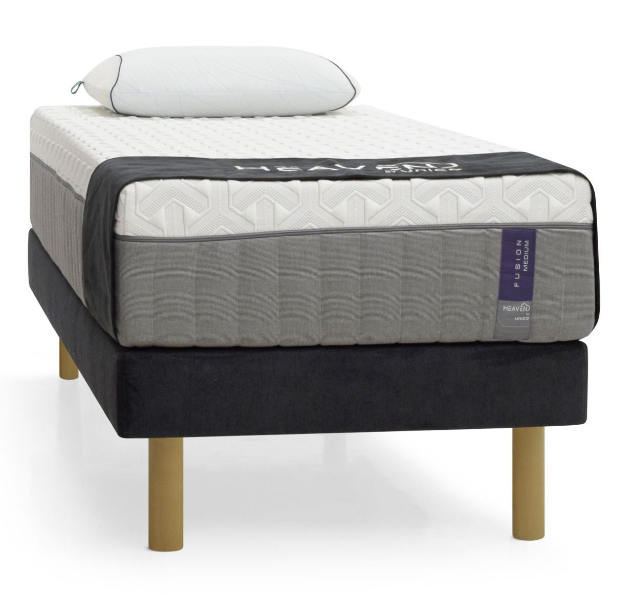 Heaven by Unico Fusion Nano Cool™ Memory-loungesänkysetti 90x200cm