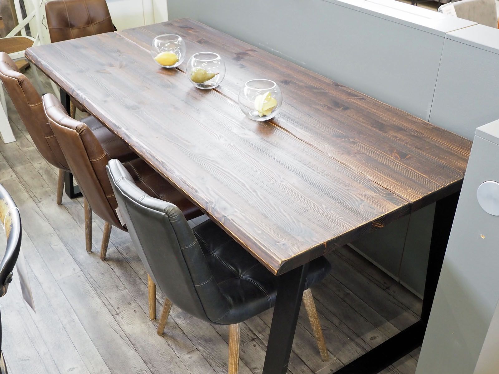 Anttiina Hede ruokapöytä U-metallijalalla 190cm, Classic