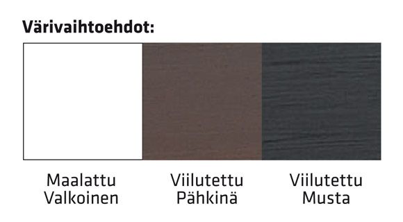 LM Ojala Helmi-yöpöytä nro 17, eri värejä