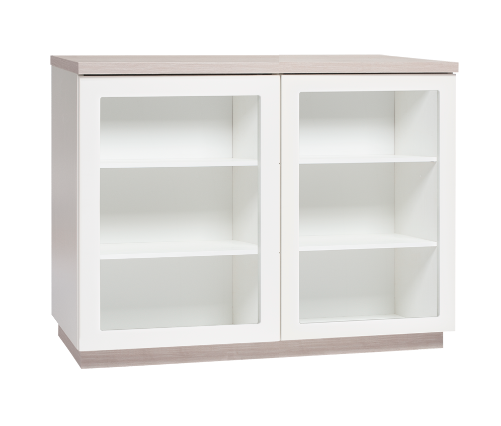 Hiipakka Anton lipasto 100cm, lasiovilla