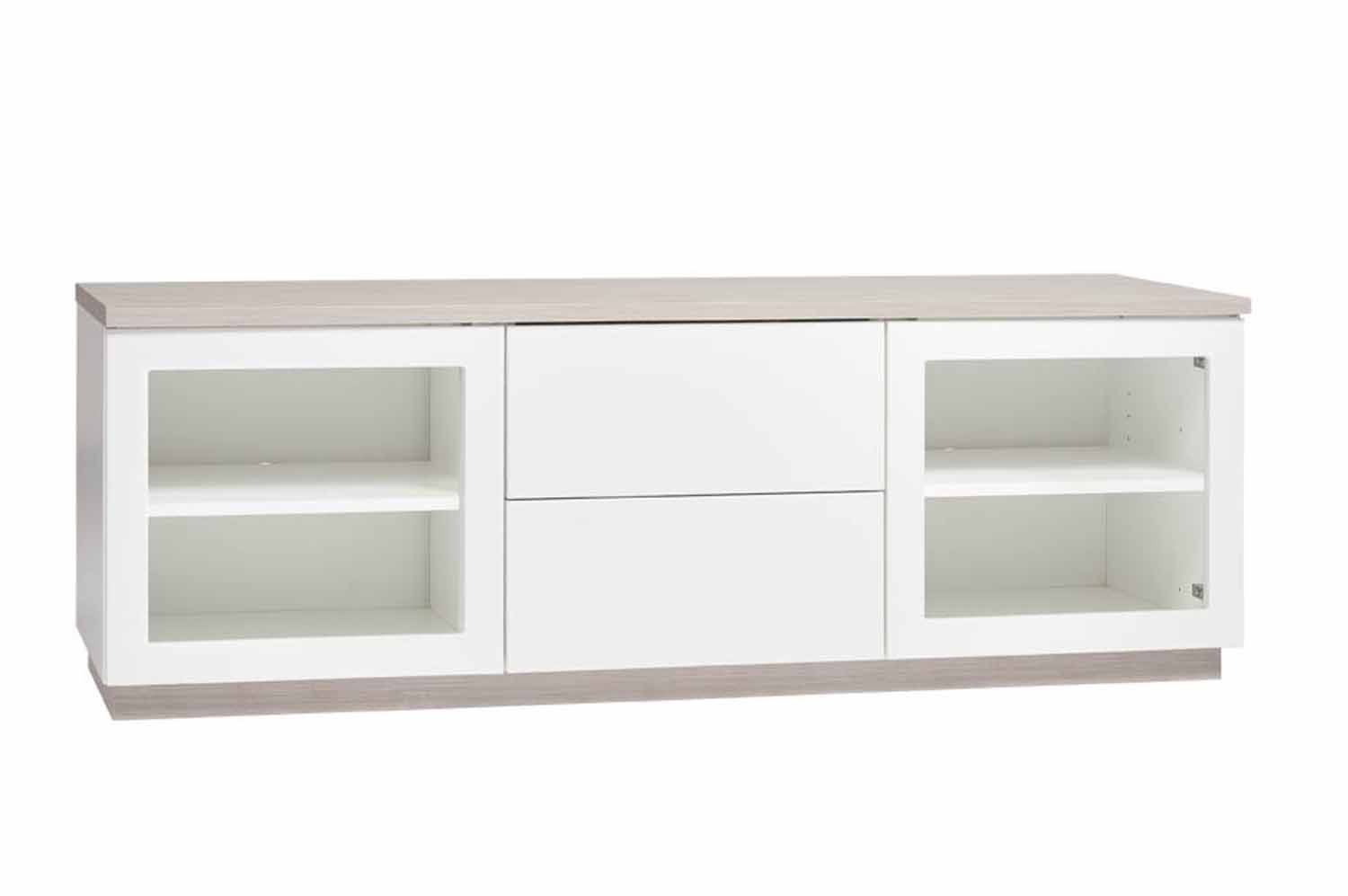 Hiipakka Anton TV-taso 150cm, lasiovilla