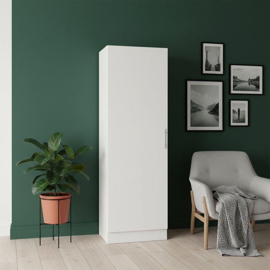 60cm leveä vaatekaappi