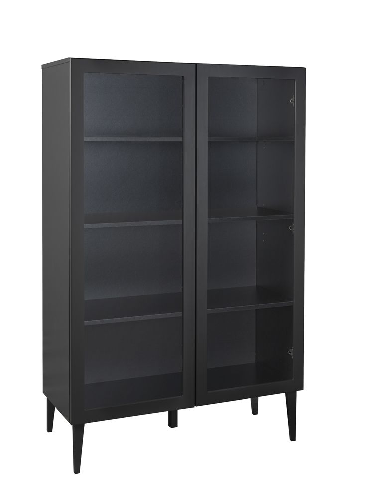 Hiipakka Vilja vitriini 100cm, musta