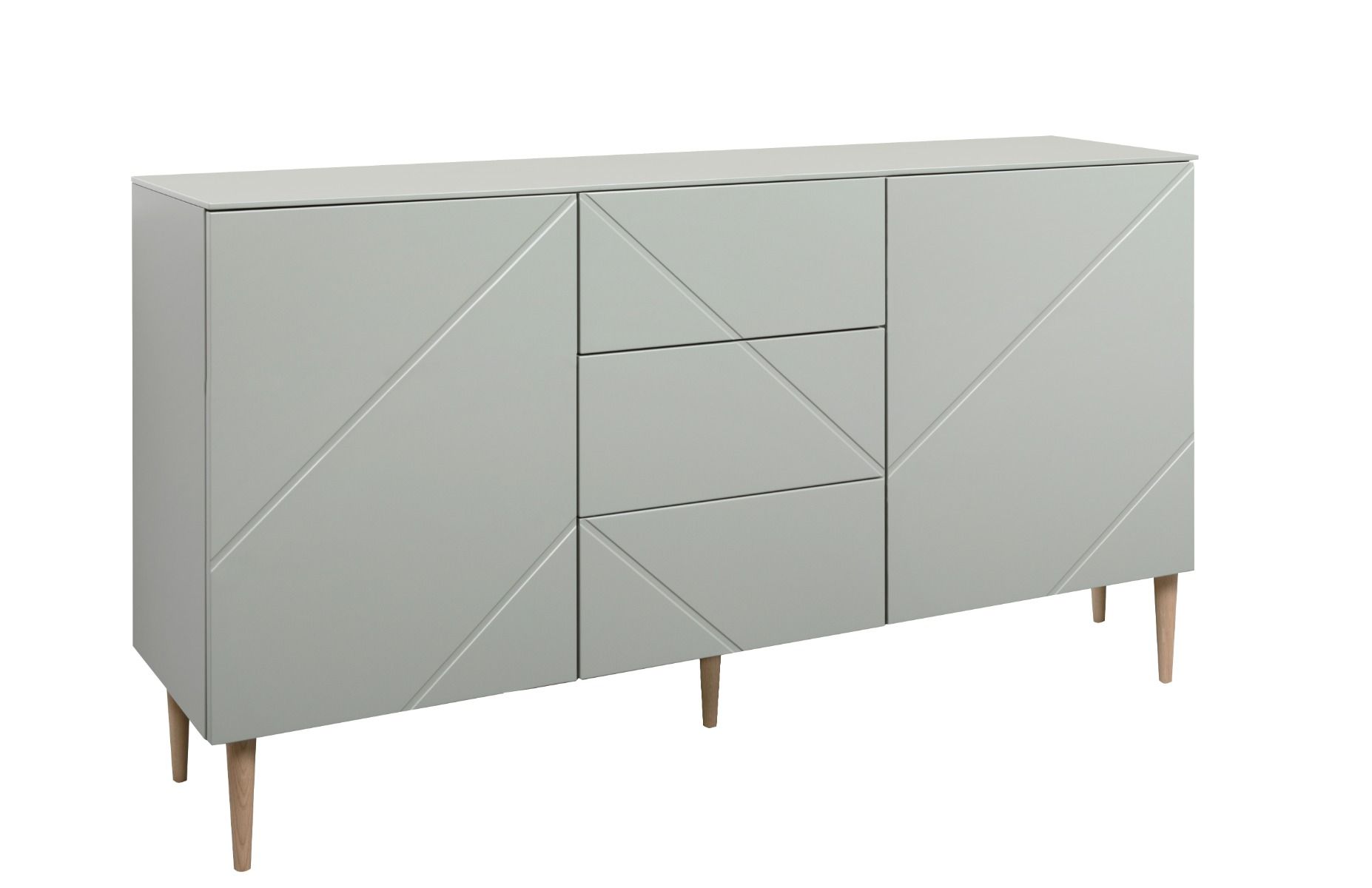 Hiipakka Vilja senkki 150cm 2 ovea ja 3 ltk, vihreä