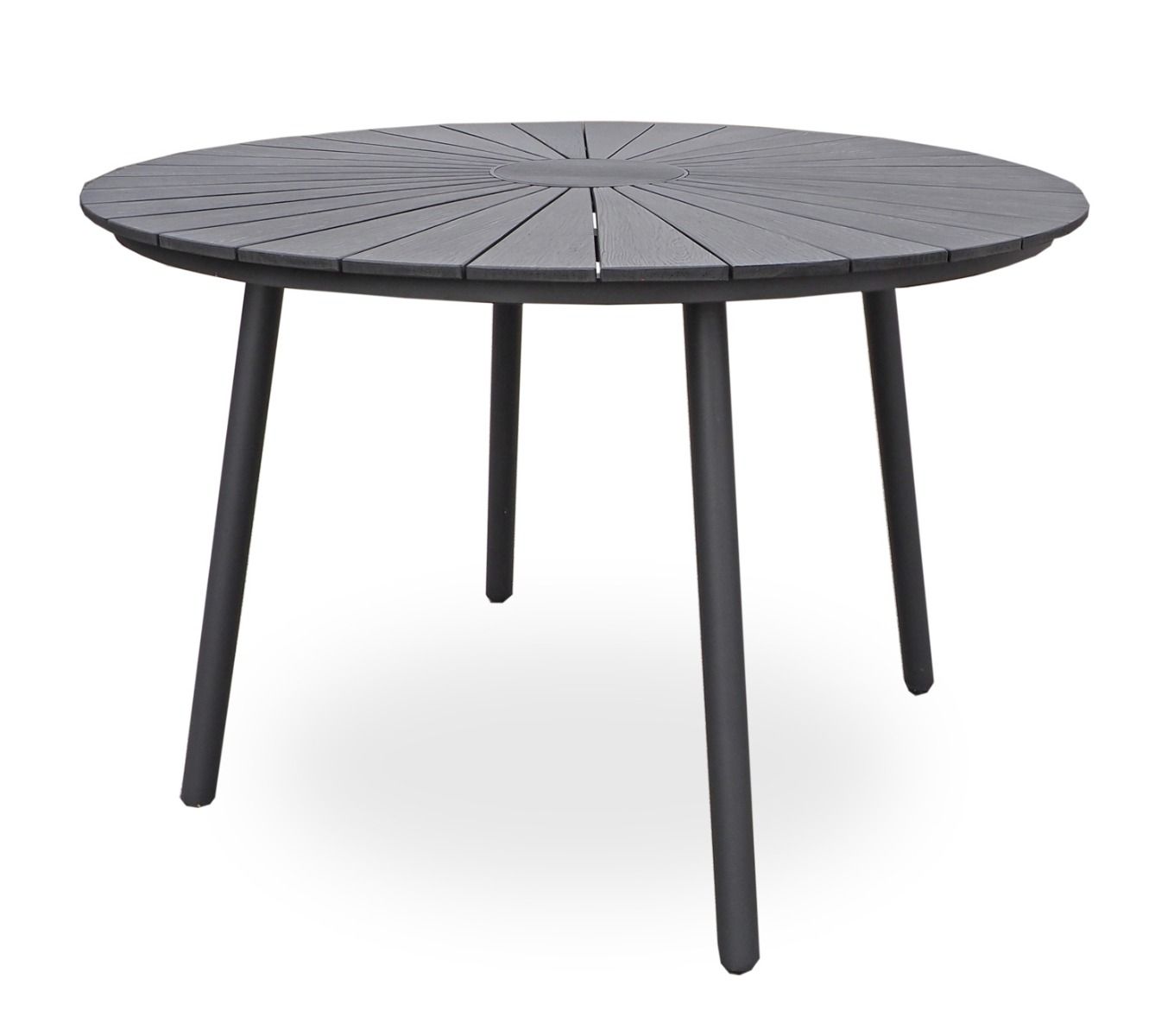 Hobart pyöreä terassipöytä + 4 Tonga-tuolia