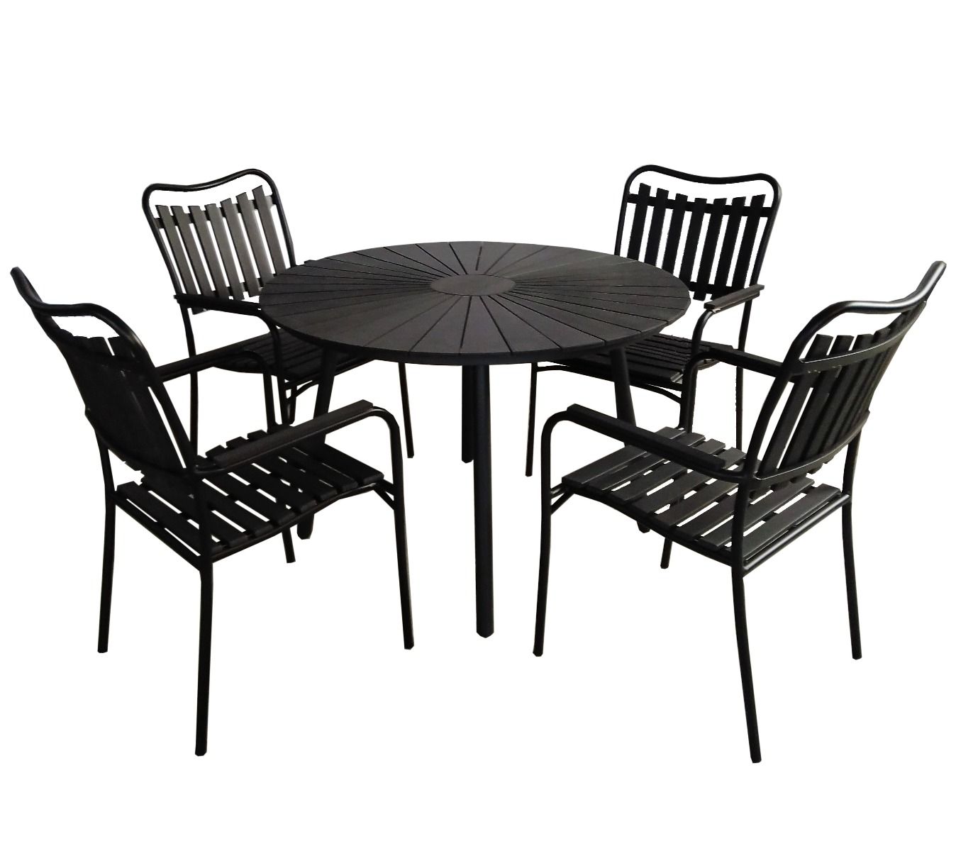 Hobart terassituoli, musta